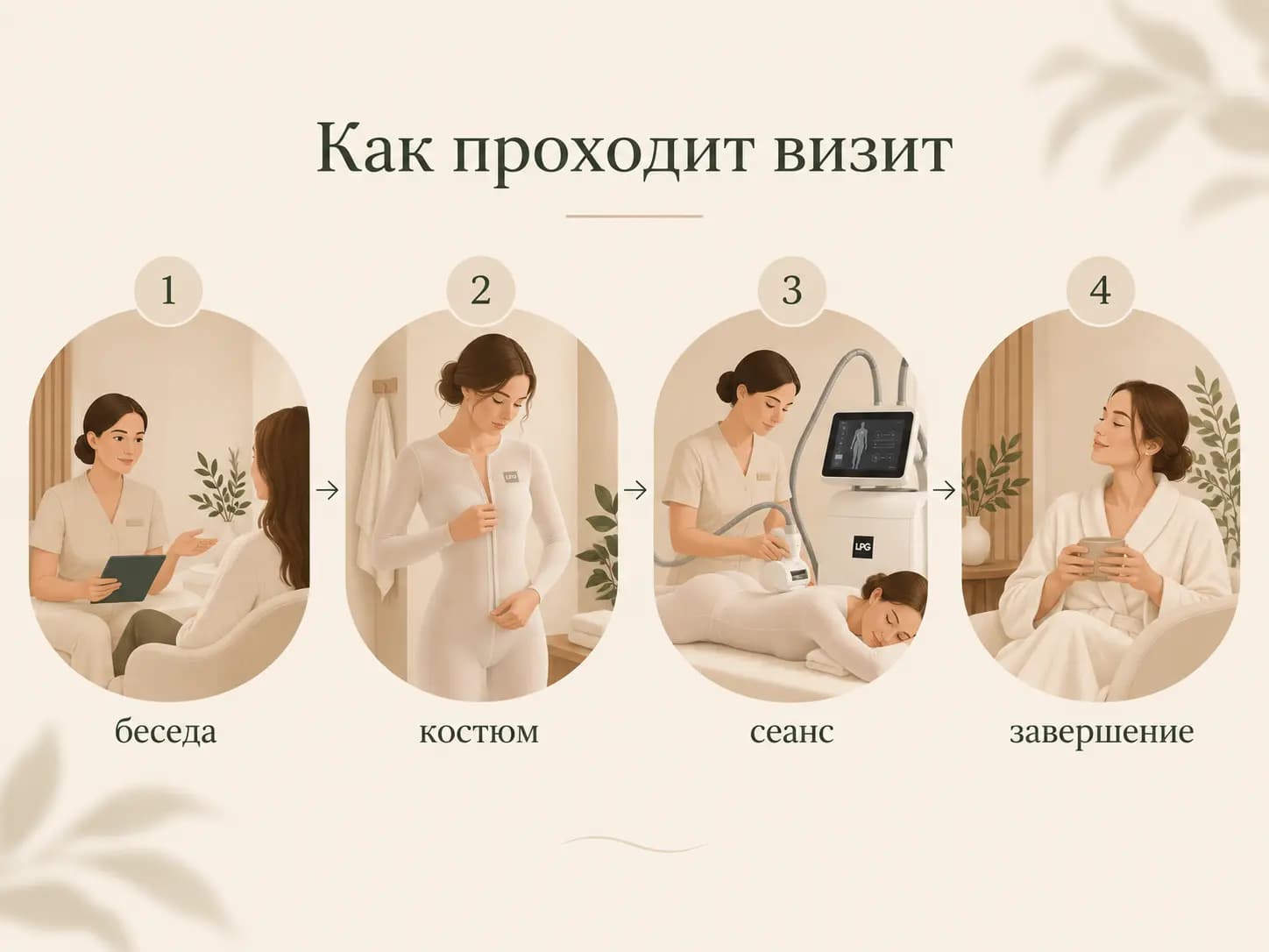 Последовательность LPG-сеанса
