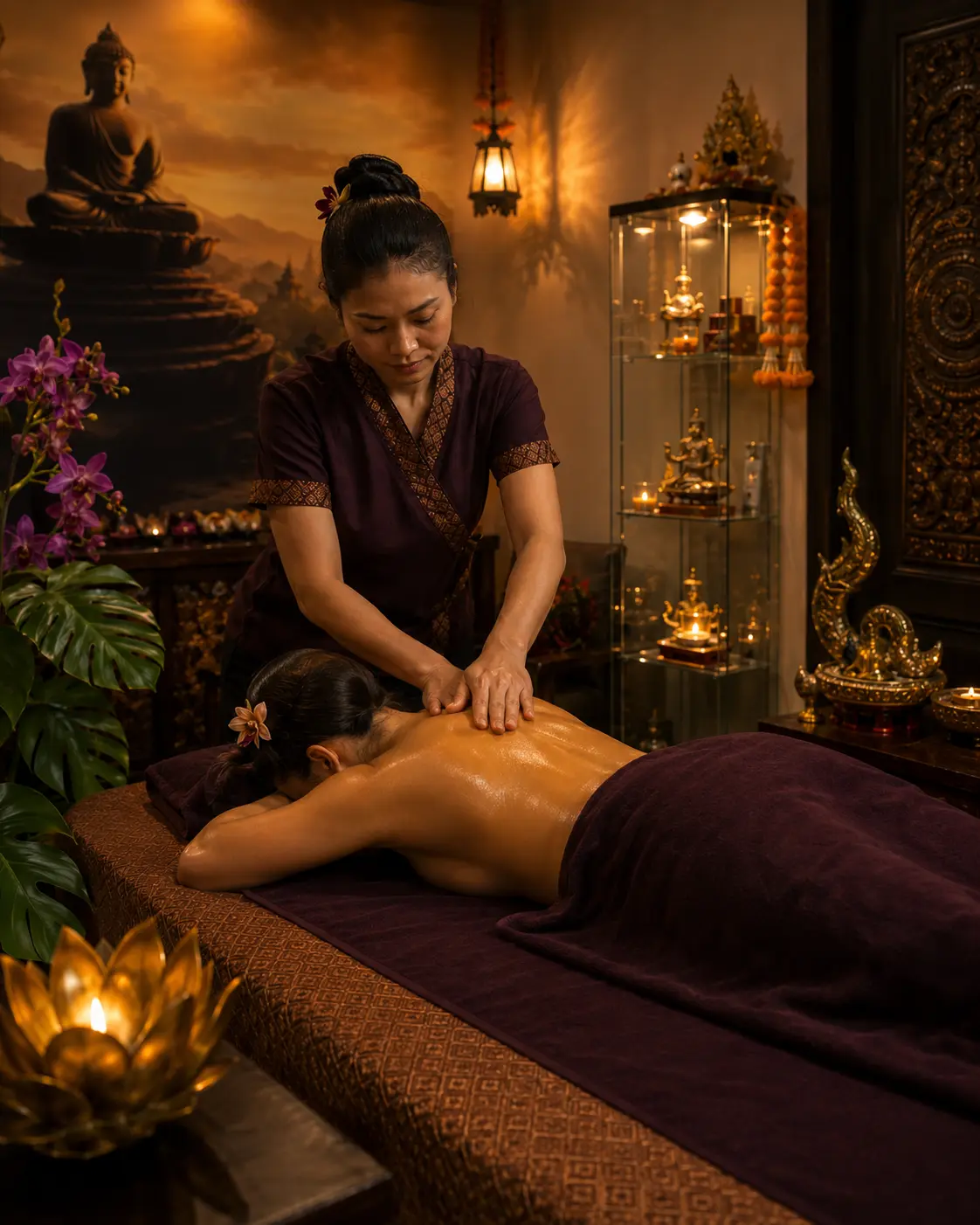 Массаж спины в SPA салоне Сиам-Сиам Массаж спины в SPA салоне Сиам-Сиам